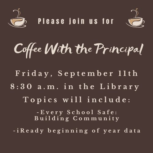 Coffee with the Principal
